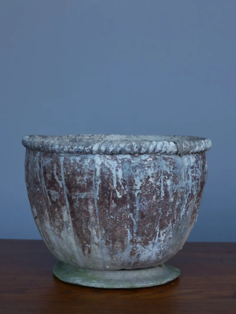 Pamono Antique Handmade Lead Planter> Planters And Jardiniere