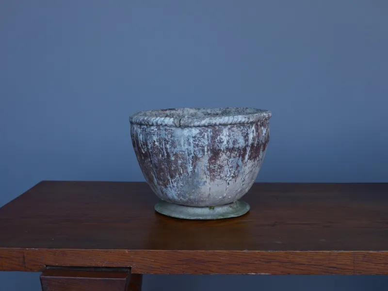 Pamono Antique Handmade Lead Planter> Planters And Jardiniere