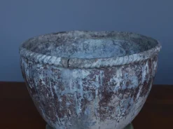 Pamono Antique Handmade Lead Planter><noscript><img width=