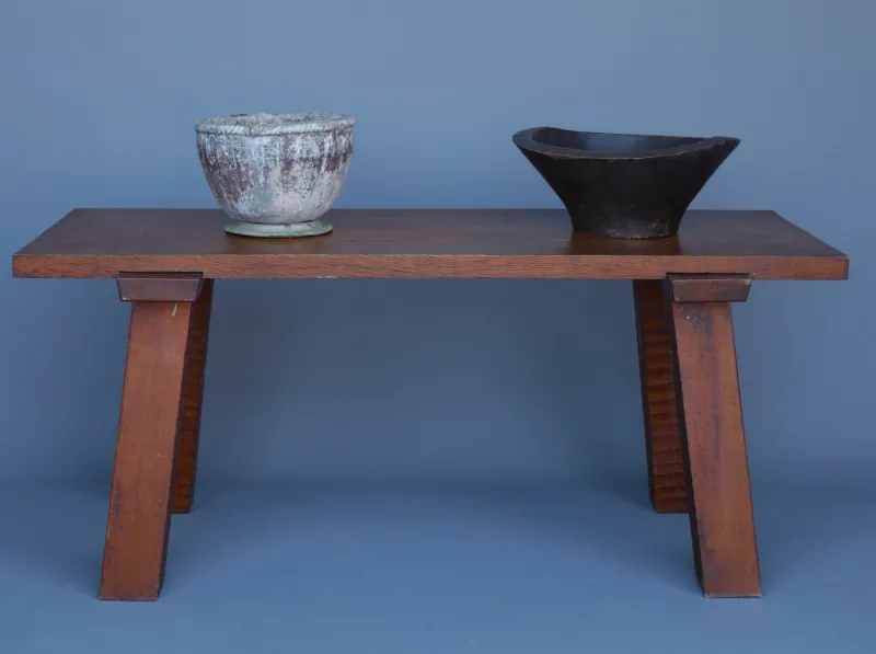 Pamono Antique Handmade Lead Planter> Planters And Jardiniere