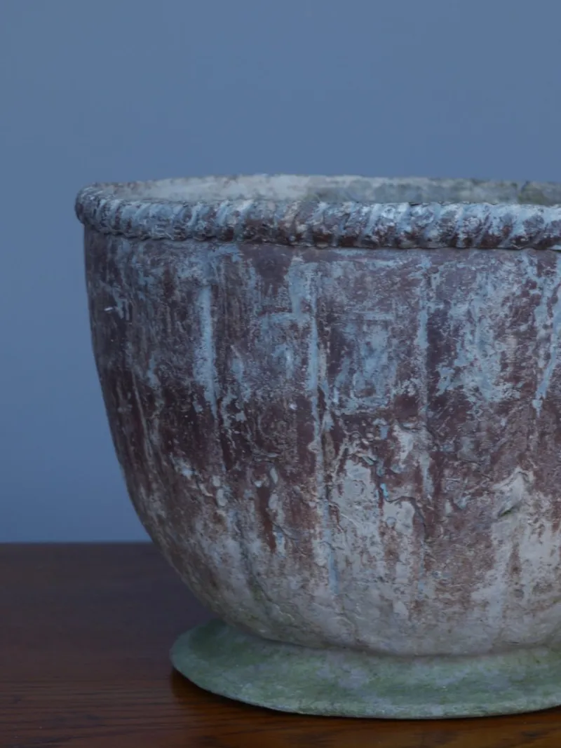 Pamono Antique Handmade Lead Planter> Planters And Jardiniere