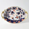 Pamono Antique Imari Pattern Porcelain Charger Plate from Fischer & Mieg Pirkenhammer, 1850s> Dinnerware Accessories