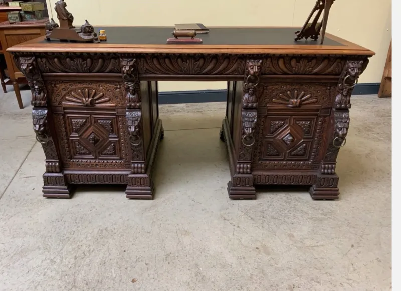 Sale Pamono Antique Impressive Wilhelminian Style Desk