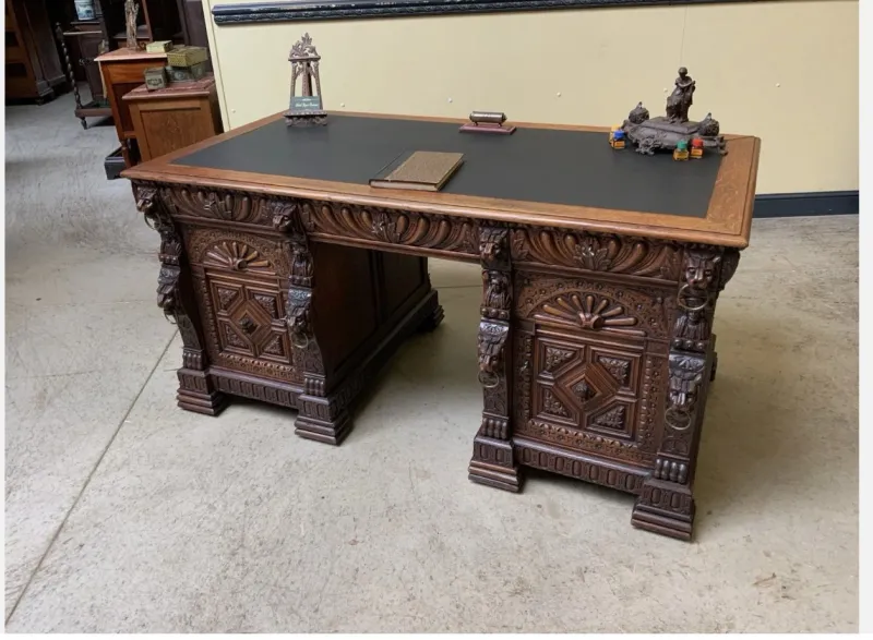 Sale Pamono Antique Impressive Wilhelminian Style Desk