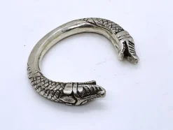 Pamono Antique Indian Makara Himachal Pradesh Bracelet in Silver, Early 1900s><noscript><img width=