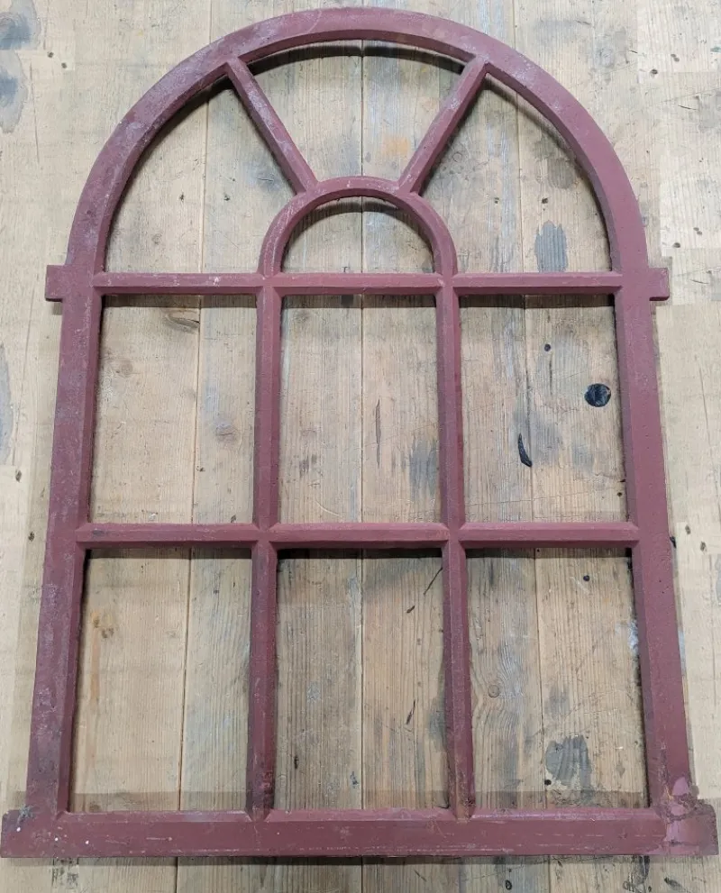 Pamono Antique Industrial Cast Iron Window Frame> Architectural Elements