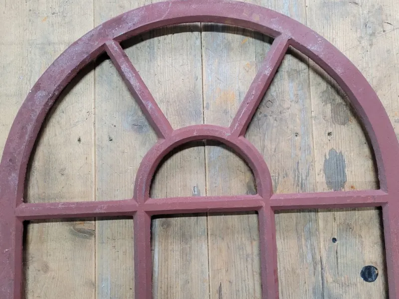Pamono Antique Industrial Cast Iron Window Frame> Architectural Elements
