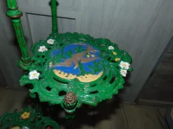 Pamono Antique Industrial German Brass Garden Table><noscript><img width=
