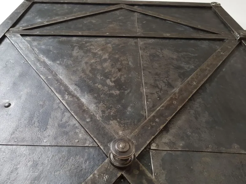 Outlet Pamono Antique Industrial Iron Door, 18th Century