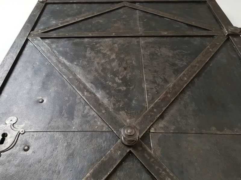 Outlet Pamono Antique Industrial Iron Door, 18th Century