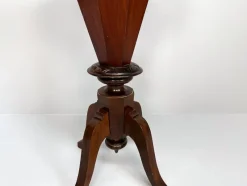 Pamono Antique Inlaid Chess Trumpet Sewing Table><noscript><img width=