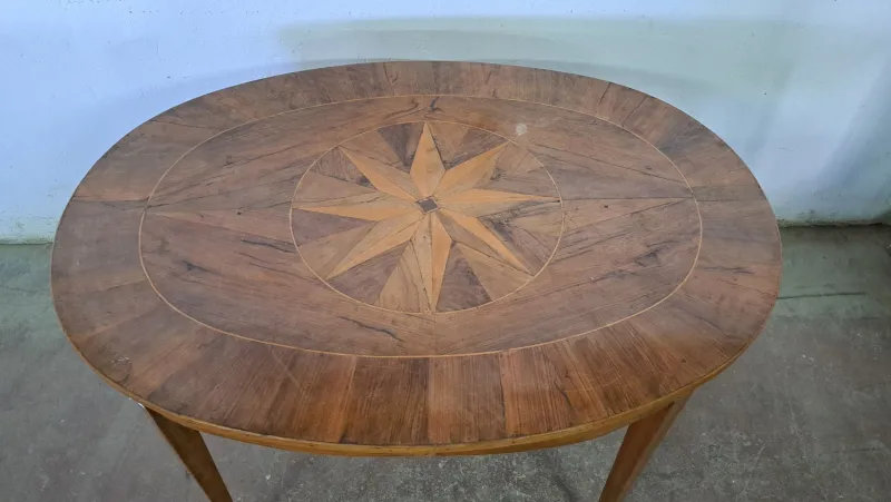 Outlet Pamono Antique Inlaid Table, 1890s