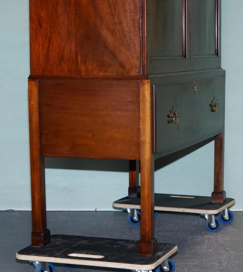 Sale Pamono Antique Irish Georgian Style Hardwood Wardrobe from Millar & Beatty