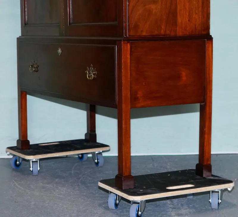 Sale Pamono Antique Irish Georgian Style Hardwood Wardrobe from Millar & Beatty