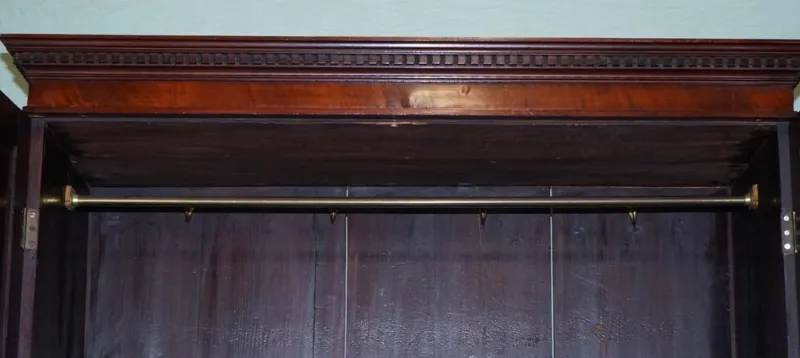 Sale Pamono Antique Irish Georgian Style Hardwood Wardrobe from Millar & Beatty