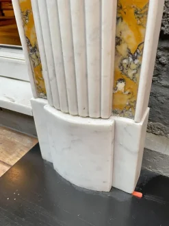Outlet Pamono Antique Irish Regency Fireplace in Marble, 1830