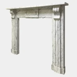 Discount Pamono Antique Irish Regency Period Marble Fireplace Mantel, 1820