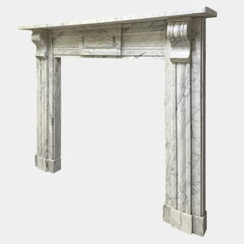 Discount Pamono Antique Irish Regency Period Marble Fireplace Mantel, 1820