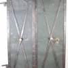 Online Pamono Antique Iron Clad Folding Door, Bohemia, 1760s
