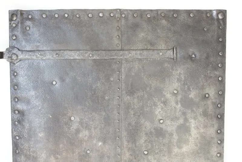 New Pamono Antique Iron Plate Door, 1800s