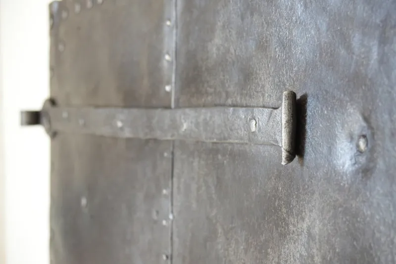 New Pamono Antique Iron Plate Door, 1800s