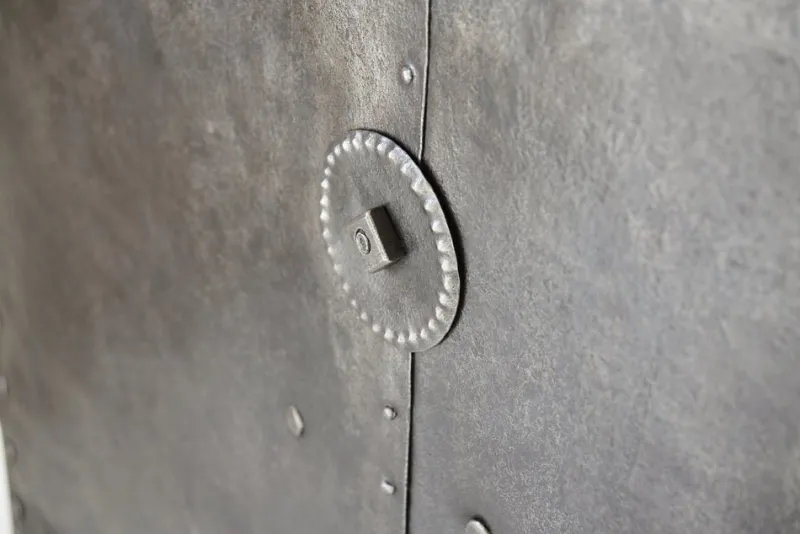 New Pamono Antique Iron Plate Door, 1800s