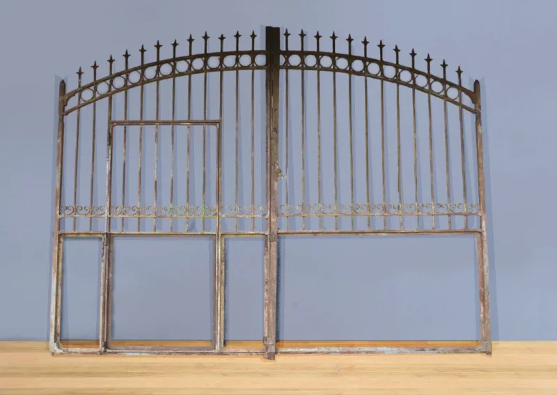 Hot Pamono Antique Iron Property Gate