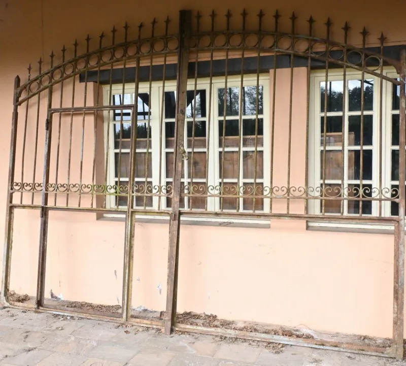 Hot Pamono Antique Iron Property Gate