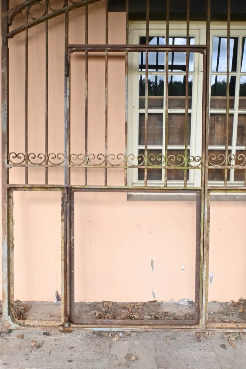 Hot Pamono Antique Iron Property Gate