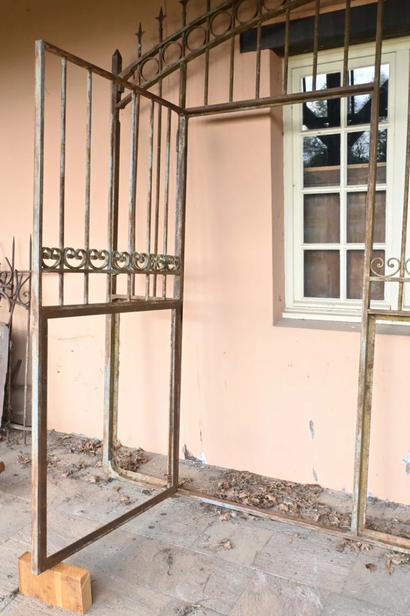 Hot Pamono Antique Iron Property Gate