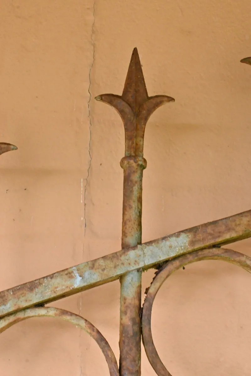 Hot Pamono Antique Iron Property Gate