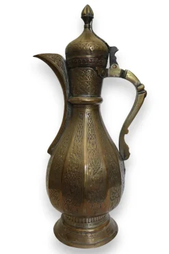 New Pamono Antique Islamic Teapot in Brass Bukhara, 1900s