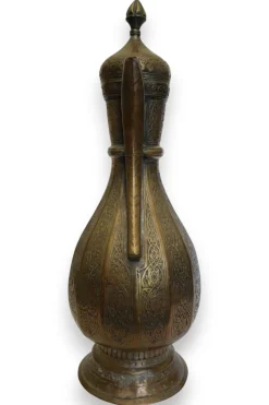 New Pamono Antique Islamic Teapot in Brass Bukhara, 1900s