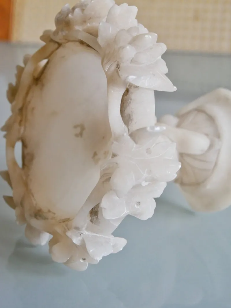 Pamono Antique Italian Alabaster Centerpiece, 1890s> Dinnerware Accessories