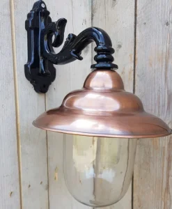 Discount Pamono Antique Italian Black Copper Wall Lantern