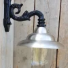 Pamono Antique Italian Black Pewter Wall Lantern> Garden Lighting