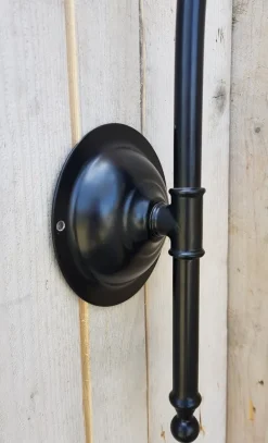 Sale Pamono Antique Italian Black Pewter Outdoor Wall Lamp