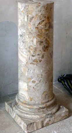 Discount Pamono Antique Italian Brecciated Marble Column, 1800s