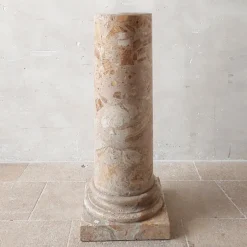 Discount Pamono Antique Italian Brecciated Marble Column, 1800s