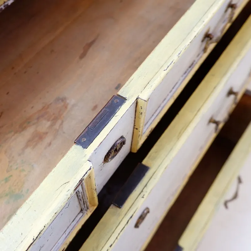 Pamono Antique Italian Chest of Drawers with Marble Top, 1800s> Dressers, Commodes & Chests