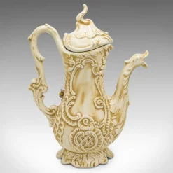 Pamono Antique Italian Decorative Floral Encrusted Ewer, 1920s><noscript><img width=