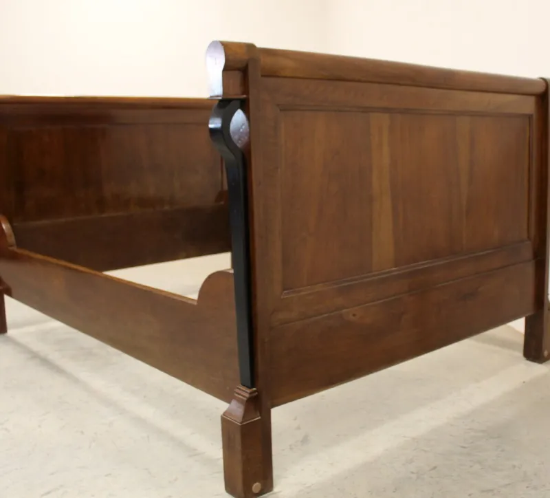 Hot Pamono Antique Italian Empire Bed in Walnut