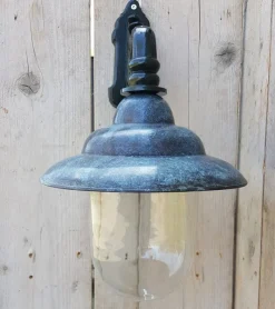 Discount Pamono Antique Italian Green Copper Patina Outdoor Wall Lamp