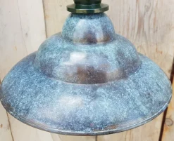 Discount Pamono Antique Italian Green Copper Patina Outdoor Wall Lamp
