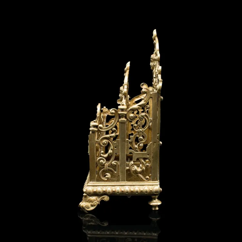 Pamono Antique Italian Ornate Letter Rack, 1890s