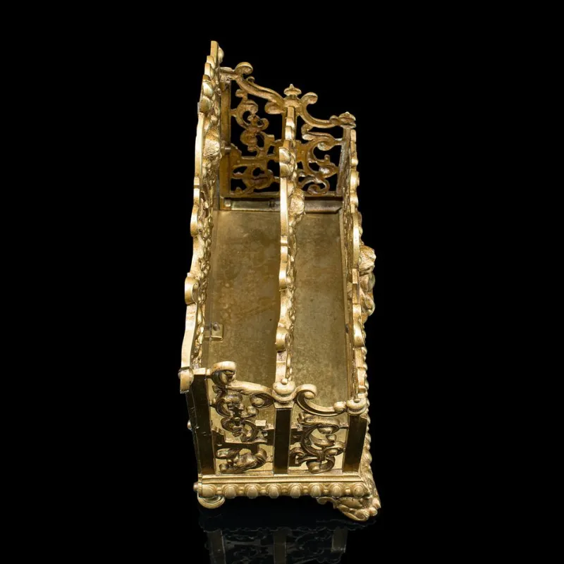 Pamono Antique Italian Ornate Letter Rack, 1890s