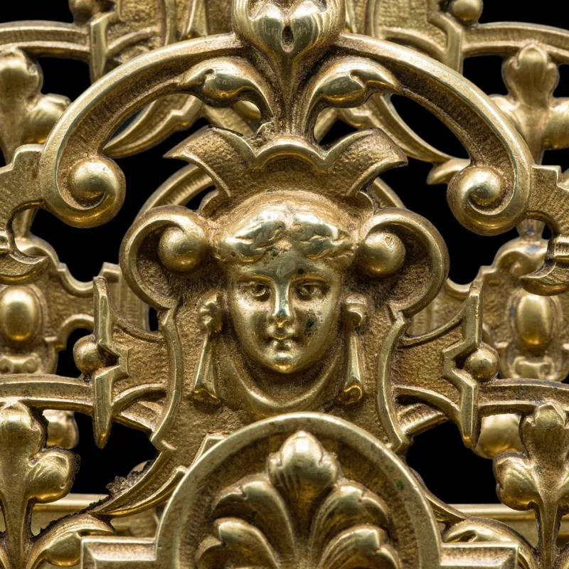 Pamono Antique Italian Ornate Letter Rack, 1890s