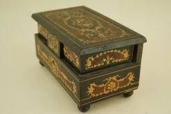Pamono Antique Italian Sorrento Wood Jewelery Box, 1800s><noscript><img width=