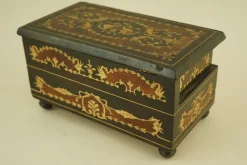 Pamono Antique Italian Sorrento Wood Jewelery Box, 1800s><noscript><img width=