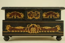 Pamono Antique Italian Sorrento Wood Jewelery Box, 1800s><noscript><img width=